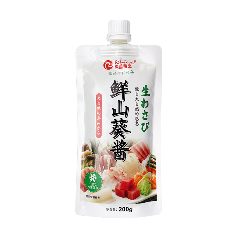 如何凭借小小“辣根”突破产品同质化,斩获世界级奖项(图4) 06 鲜山葵酱200g.png