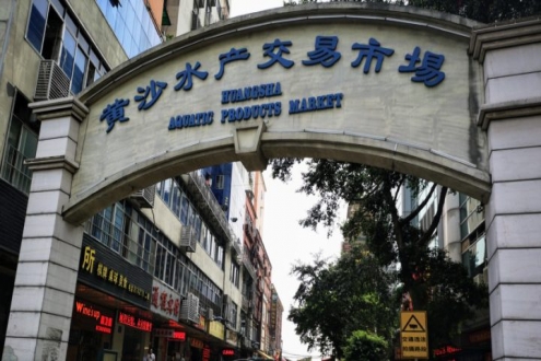 China's largest seafood market back in business