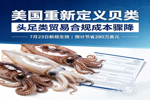 美国重新定义“贝类”，鱿鱼、墨鱼、章鱼正式归入