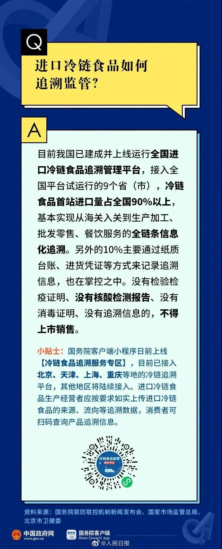 国务院客户端、人民日报、CCTV、北京卫健委为冷链发声！关于冷链食品6个权威问答！(图7)